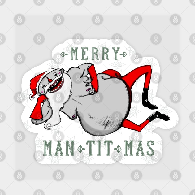 Merry Man Tit Mas Sticker by Theokotos